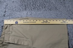Authentic Galaxy Shorts Boys Size 12 Beige Tan School Uniform Classic Twill