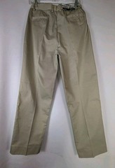 Authentic School Uniform Size 18 Khaki Pants Pleated With Tags