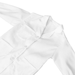 Children’s White Lab Coat for Party Science Costume Soft Breathable Long Sleeve