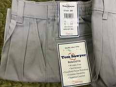 TOM SAWYER SCHOOL DRESS SHORTS LOT OF 8 SIZE 5 WAIST 22 1214JR GRY NEW WITH TAGS
