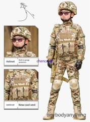 Children’s Spring Autumn Camouflage Suit Special Forces Tactic Training Uniform