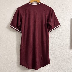 Majestic Burgundy South Shore Smoke Baseball Jersey XL Youth 2665