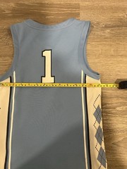 Jordan North Carolina Tar Heels Youth Basketball Jersey #1 – Size Youth Small