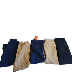 Boys Size 7 Size 8 Uniform Pants & Shorts Lot Of 7 The Childrens Place Khaki