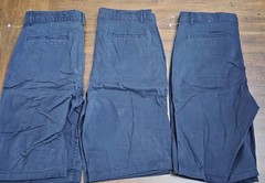 NEW The Children’s Place Boys 18 School Uniform Set/3 Chino Shorts Navy Blue