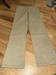 NWOT French Toast Adj Waist Pants Khaki Tan Size 16 School Uniform Power Knee