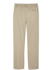 French Toast Relaxed Fit Pull- On Flat Front Pants In Khaki Size 18 Husky