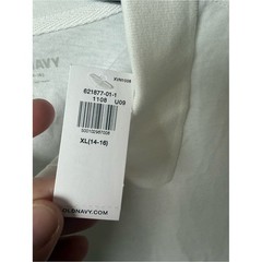 Old Navy Youth XL 14-16 White short sleeve Nwt uniform Polo Shirt