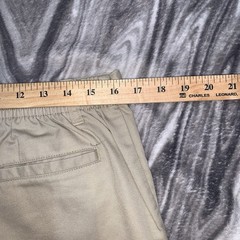 French Toast Boys Khaki Pull On Uniform Shorts Size 20 Husky Elastic Waist