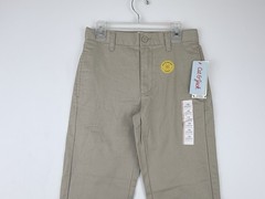 Cat & Jack Boys School Uniform Vintage Khaki Straight Pants Size 10