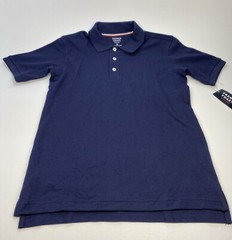 Boys French Toast Uniform/Casual Blue Polo Shirt Size 14