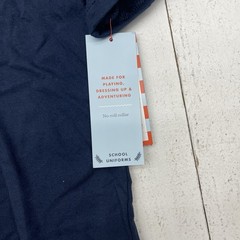 Cat And Jack Navy Blue Cotton Blend Polo School Uniform Boys Size L 10-12 NEW