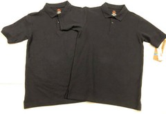 Dockers Polo Shirt Navy Pique Boys Large 14/16 Lot Of 2 School Uniform