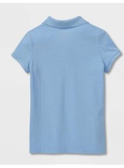 Cat & Jack UNISEX Kids Light Blue School Uniform Polo Shirt Size L (10/12)