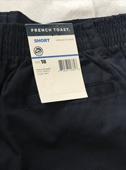 French Toast Uniform Khaki Navy Boys Pull On Short Size 18