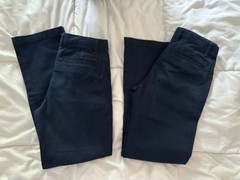 Cat & Jack Navy School Uniform Pants Size 12 lot of two