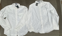 New lot of 2 Boys FRENCH TOAST FORMAL UNIFORM WHITE BUTTON DOWN Shirts 18