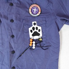 Vintage Boy Scouts of America Shirt Youth XL Pinewood Derby 2011 Uniform Patches
