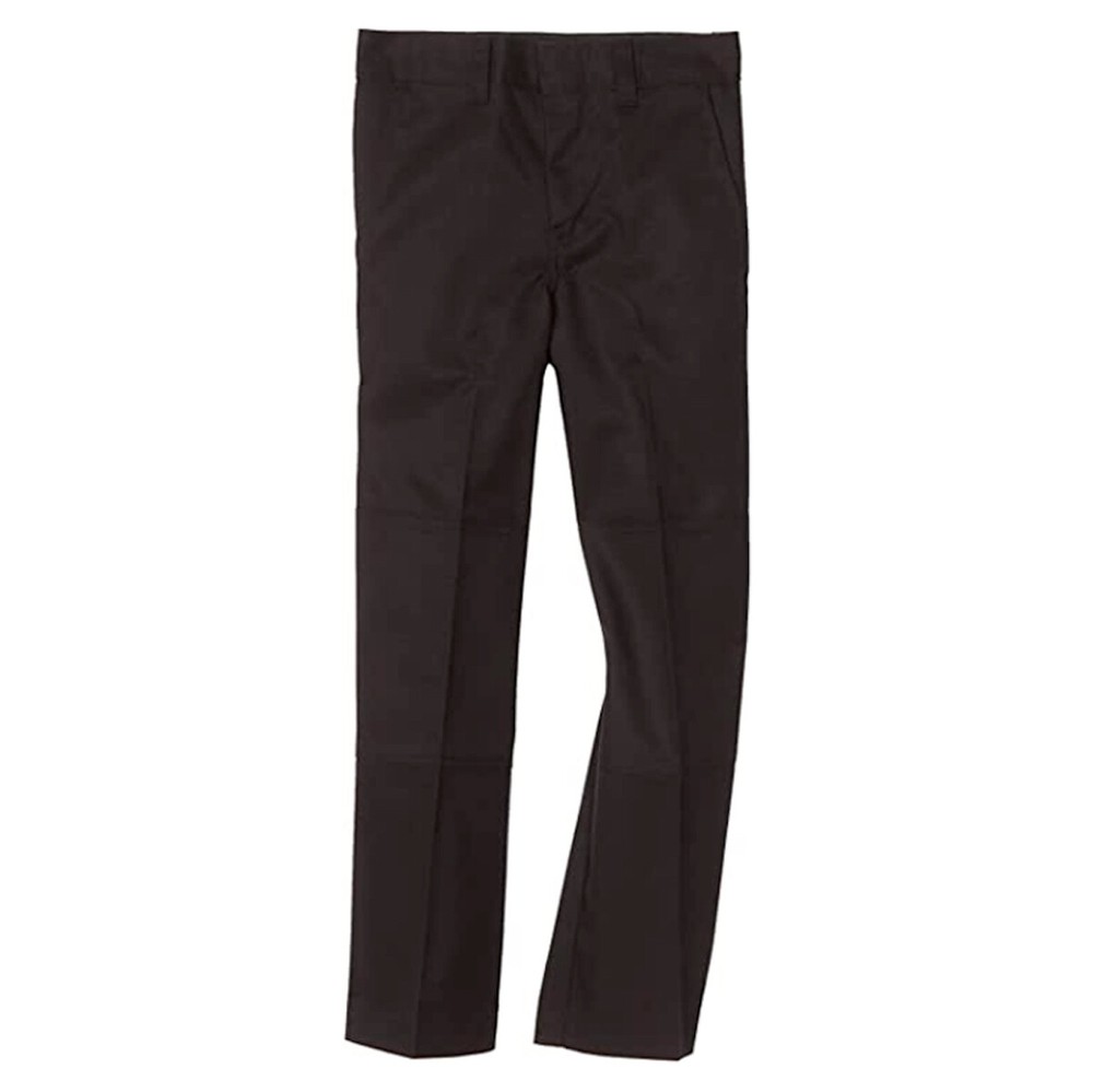 Dickies Black Husky Boys 85062-BLK Flat Front Double Knee Uniform Sizes 8H – 20H