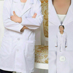 Kids Doctors Scientist White Lab Coat Childrens Girls Boys Fancy Dress Costume