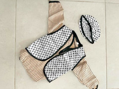 Handmade Syrian Middle East Clothes Heritage For Children Kids 5 Pcs Size 1-6