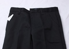 Galaxy By Harvic Boy’s Slim Fit School Uniform Chino Pants EH6 Black Size 8 NWT