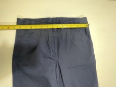 George Boys Cotton Blend Navy Blue Straight Fit School Uniform Dress Pants 16