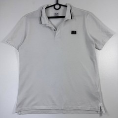 C.P Company Polo Shirt White Short Sleeve Logo Casual Italy Size Boys 14