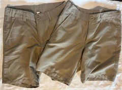 Lot Of 4 Nautica & Place Boys School Uniform Khaki Shorts Size 8 Preppy