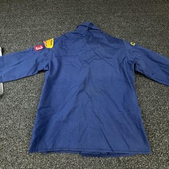 Boy Scouts Of America Uniform Boys 10 Blue Long Sleeve Button Pockets Patch