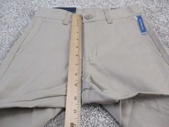 Nautica Shorts Khaki Adjustable Waist with Stretch School Uniform 14 Slim NWT