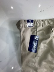 New With Tags French Toast School Uniform Size 8 Khaki Pants W/Adj Waist