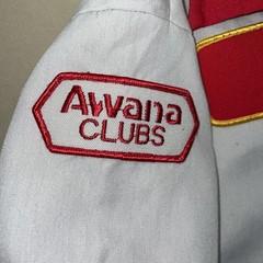 Youth Chums Awana Clubs Button Down Uniform Shirt. Youth Size 12 Vintage