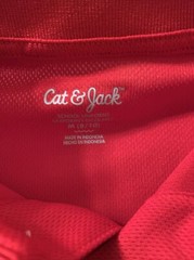 Cat & Jack School Uniform Red Polo Shirt Kids Boys Size M 8-10