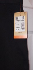 French toast relaxed Straight Black School Pants size 16 husky NWT