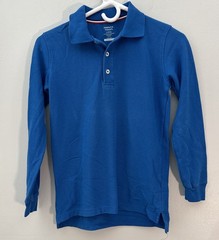 French Toast Blue Uniform Shirt Long Sleeve Sz L 10/12