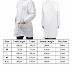 Kids Doctors Scientist White Lab Coat Childrens Girls Boys Fancy Dress Costume