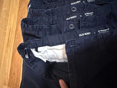 Old Navy uniform pants Boys/Teen size 16regular, straight fit (Lot of 5)