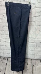 George Pants Husky Boys School Uniform Flat Front Navy Blue Size 12H