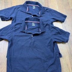 French Toast Polo Shirts Kids XL (14/16) Navy Blue