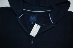 NEW Boy Size 8 GAP School Uniform Hoodie Navy Zipper
