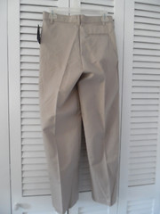 George Boys School Uniform Pants Size 14 Flat Front NWT adj waist, Double knee