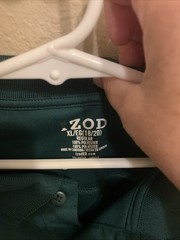 Izod Boys’ Green Polyester School Uniform Shirt XL 18/20- Fits Like 12 or 14