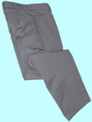 LANDS END Gray Plain School Uniforms Pants Boys 10 Inseam 25″ NEW