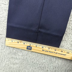 Vintage Official Rifle School Uniform Pants Boys 32 Husky Blue Double Knee Work