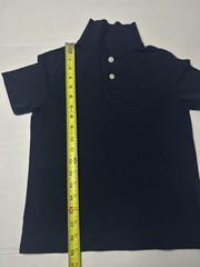 Cat & Jack Boys School Uniform Cotton Blend Navy Blue Polo Shirt Size S (6/7)