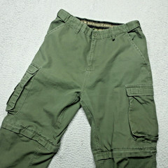 Boy Scouts of America Cargo Pants Boys Youth 32 Olive Green Convertible Uniform