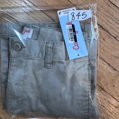 Cat & Jack Boy Straight Fit School Uniform Chino Pants Vintage Khaki Size 12 NWT
