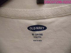 Old Navy Boy’s Pique Uniform Stretch Polo White Size XL 14-16