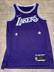 Los Angeles Lakers Nike Swingman City Edition Jersey Size Medium DB4067-504 NBA